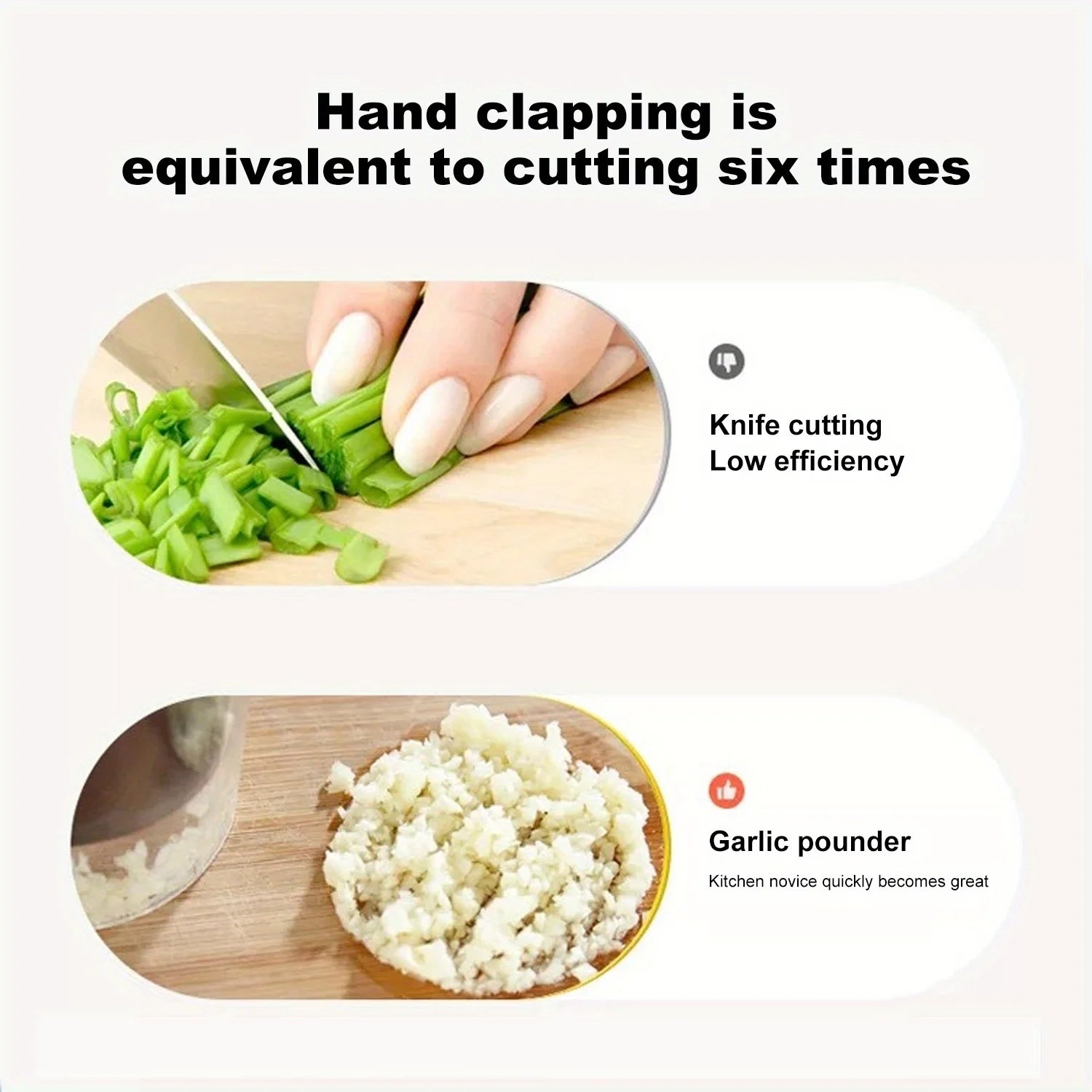 Manual Onion Chopper Stainless Steel Garlic Presser Food Crusher Cutter Meat Mincer Hand Press for Vegetable Kitchen Tool MU Group