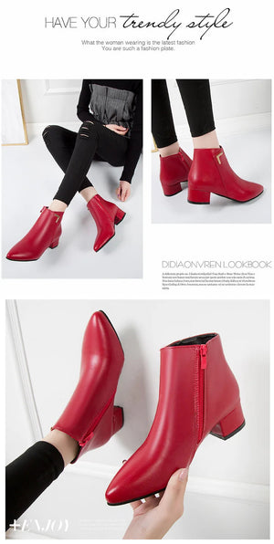 Winter Shoes Women Boots Fashion Waterproof Booties Plus Size Comfortable Soft Bottom Female Platform Shoes Black Botas De Mujer MU Group