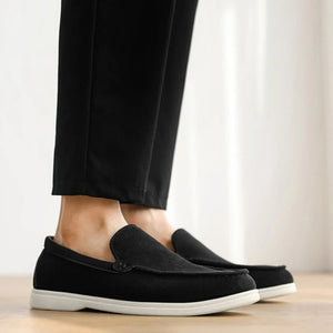 Men's Casual Shoes Suede Leather Loafers Classic British Style Men Shoes Lightweight Soft Moccasins Male Slip on Driving Flats MU Group