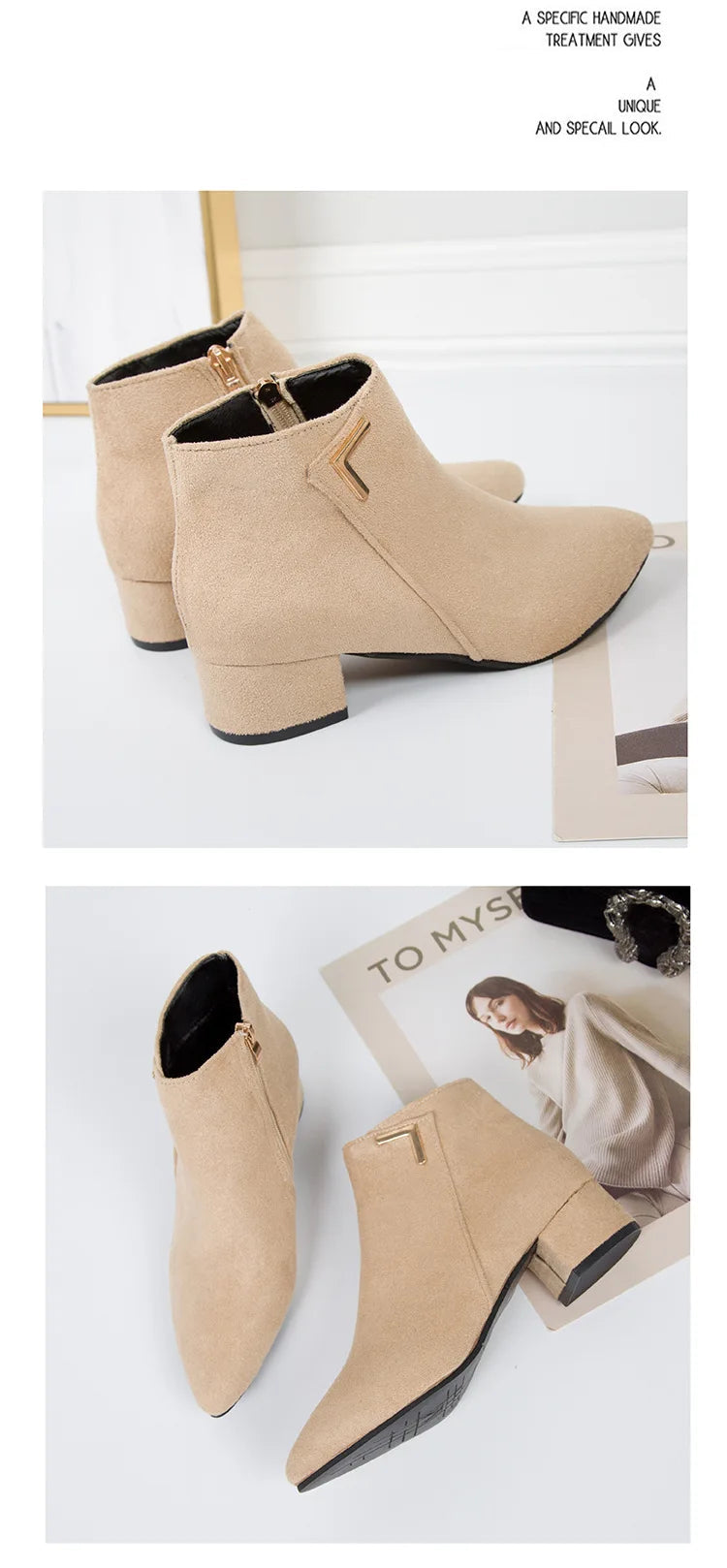 Winter Shoes Women Boots Fashion Waterproof Booties Plus Size Comfortable Soft Bottom Female Platform Shoes Black Botas De Mujer MU Group