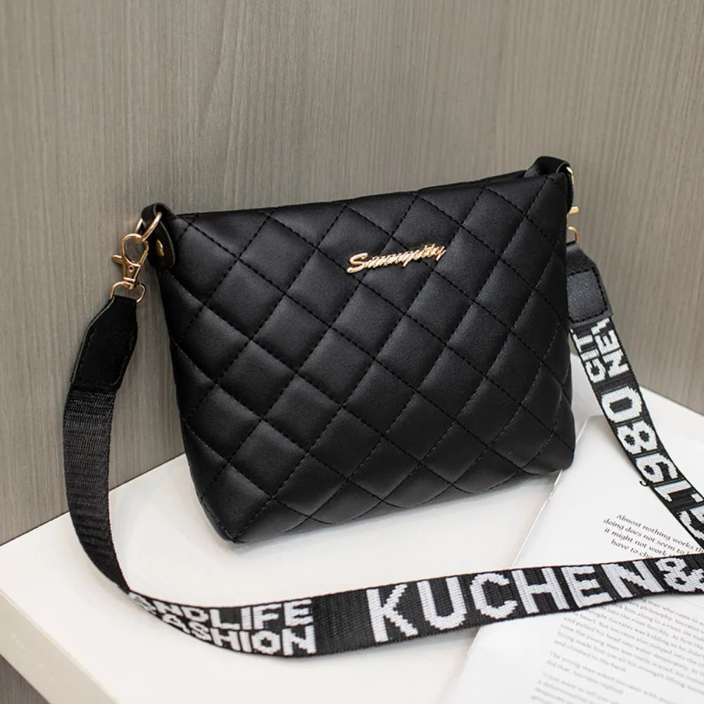 Small Messenger Bag For Women Trend Lingge Embroidery Female Shoulder Bags Fashion Chain Ladies Crossbody Purse MU Group