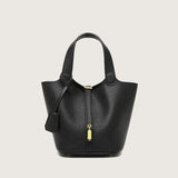 New lychee patterned bucket bag, women's handbag, Picotin bag MU Group