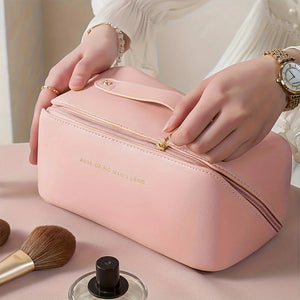 Makeup Organizer Female Toiletry Kit Bag Make Up Case Storage Pouch Luxury Lady Box, Cosmetic Bag, Organizer Bag For Travel Zip MU Group