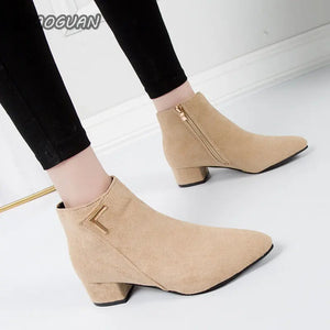 Winter Shoes Women Boots Fashion Waterproof Booties Plus Size Comfortable Soft Bottom Female Platform Shoes Black Botas De Mujer MU Group