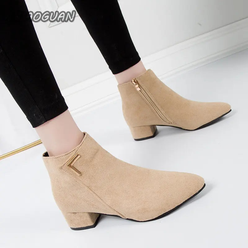 Winter Shoes Women Boots Fashion Waterproof Booties Plus Size Comfortable Soft Bottom Female Platform Shoes Black Botas De Mujer MU Group
