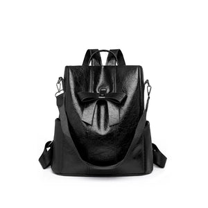 Anti Theft Backpack 2025 New Retro Fashion Korean Version Versatile Soft Leather Bag Large Capacity Backpack MU Group