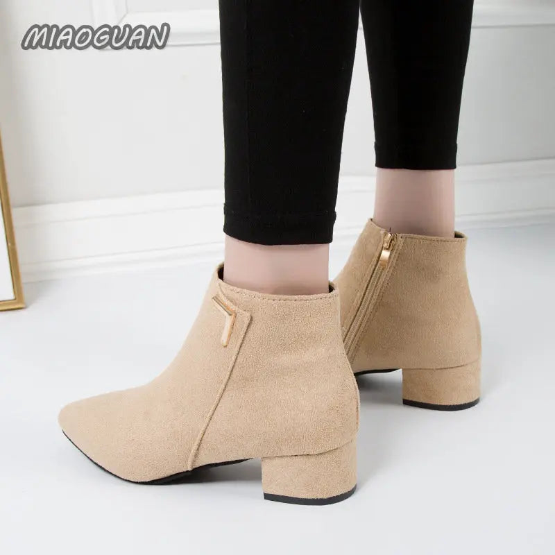 Winter Shoes Women Boots Fashion Waterproof Booties Plus Size Comfortable Soft Bottom Female Platform Shoes Black Botas De Mujer MU Group