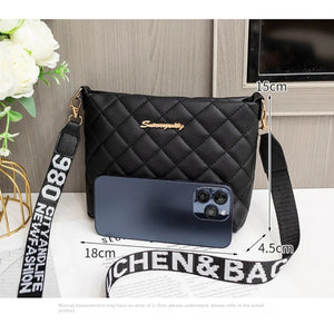Small Messenger Bag For Women Trend Lingge Embroidery Female Shoulder Bags Fashion Chain Ladies Crossbody Purse MU Group