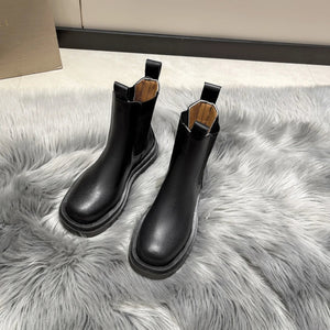 Women Boots Hot Luxury Thick Sole Chelsea Boots Women Flat Casual Boots High Quality Fashion Shoes for Women Zapatos De Mujer MU Group