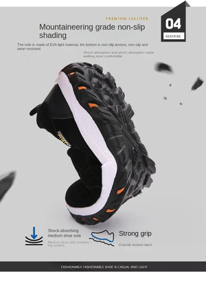 2023 New Outdoor Hiking Camping Light Running Jogging Casual Sports Men's Shoes Non-slip Loafers Hiking Shoes Large Size 38-50 MU Group