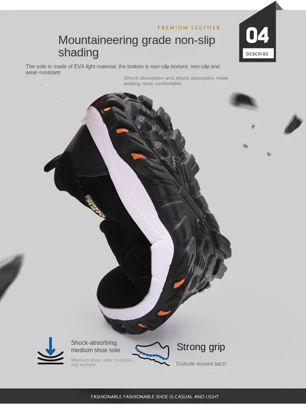 2023 New Outdoor Hiking Camping Light Running Jogging Casual Sports Men's Shoes Non-slip Loafers Hiking Shoes Large Size 38-50 MU Group