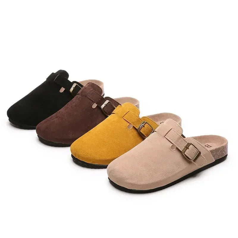 Women's Shoes Women's Closed Toe Slippers Women's Sandals Retro Fashion Garden Clog Slide 2024 New  slipper MU Group