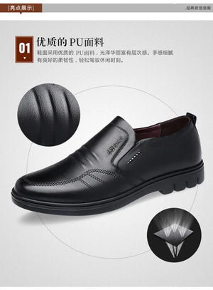 Men's Loafers Classic Business Dress Shoes 2025 New Casual Leather Shoes Slip-on Driving Shoes Men's Soft Leather Shoe Moccasins MU Group