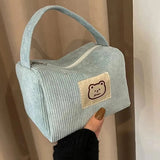Cosmetic Bags for Women Plush Cute Handbag Summer Fashion Soft Comfortable Large Capacity Trendy Handbag for Women With Handle MU Group