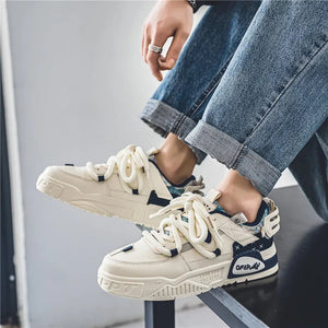 Men's motorcycle shoes, trendy and fashionable board shoes MU Group