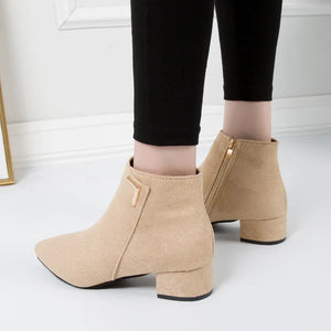 Winter Shoes Women Boots Fashion Waterproof Booties Plus Size Comfortable Soft Bottom Female Platform Shoes Black Botas De Mujer MU Group