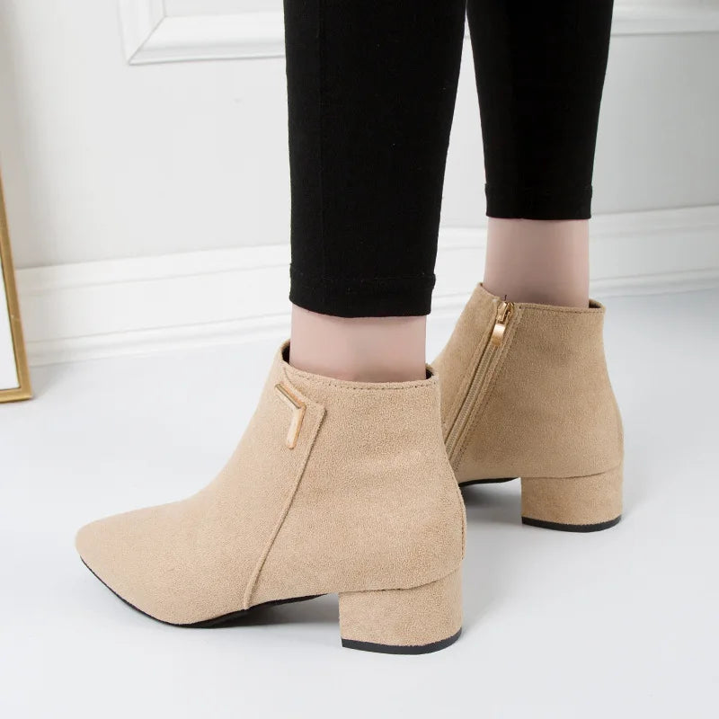 Winter Shoes Women Boots Fashion Waterproof Booties Plus Size Comfortable Soft Bottom Female Platform Shoes Black Botas De Mujer MU Group