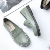 Women's New Low Heel Shallow Rain Shoe Soft Sole Non Slip Slip On Round Toe Lightweight Waterproof Kitchen Work Shoe Loafer Shoe MU Group