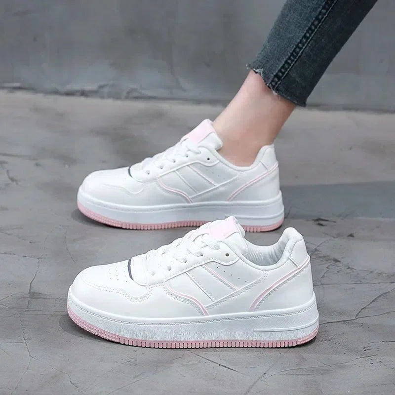 New 2025 Woman Tennis Sneakers Fashion Comfort  Sports Board Shoes Casual Academy Style Little White Shoes Female Spring autumn MU Group