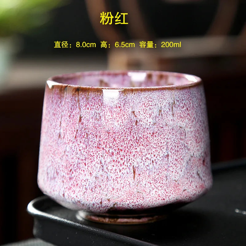 Ceramic Cup Vintage Coarse Pottery Coffee Cup Household drinking single cup cooking tea cups around the stove MU Group