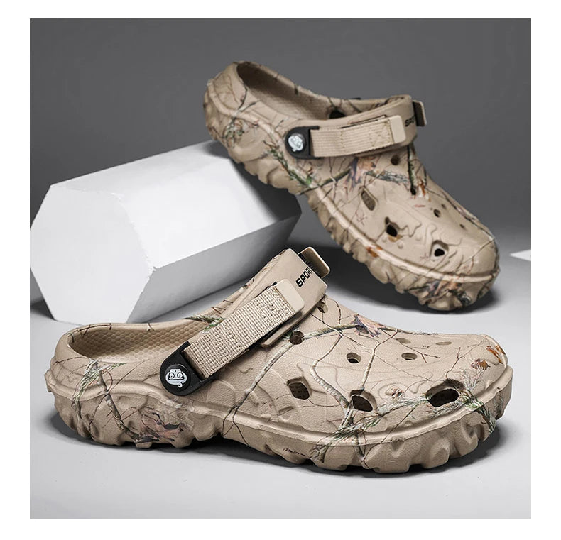 Men Shoes Slippers Men Garden Flat Sandals Platform Sandals Man Summer Sandals 2024 Male Sneakers Outdoor Flip Flops Home Clogs MU Group
