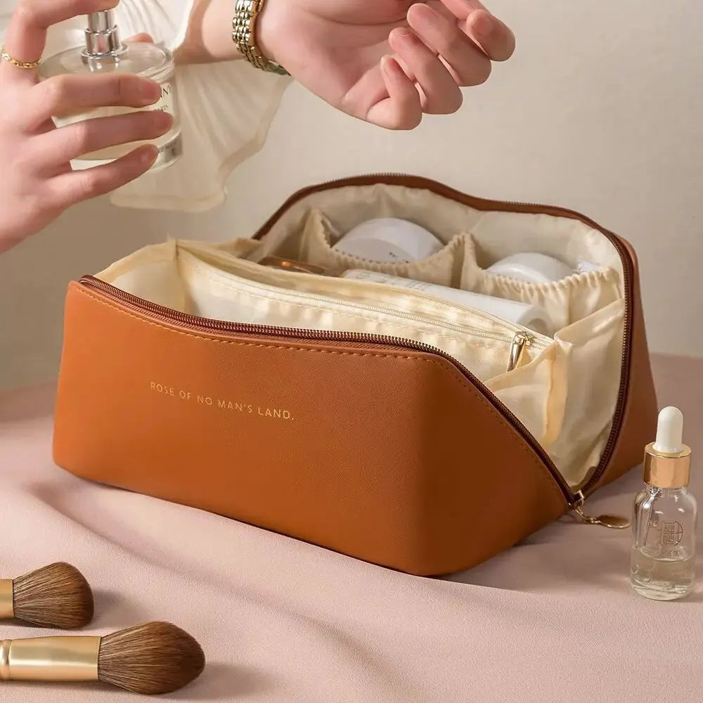 Makeup Organizer Female Toiletry Kit Bag Make Up Case Storage Pouch Luxury Lady Box, Cosmetic Bag, Organizer Bag For Travel Zip MU Group