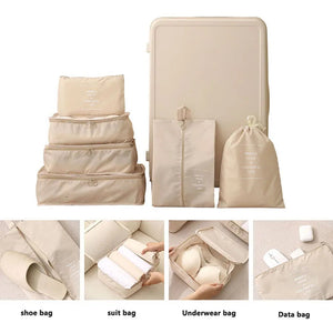 11pcs Travel Set Storage Bags Clothes Digital Toiletries Shoes Organizer bag Student Dormitories Clothing Sorting Bags Packing Cubes MU Group
