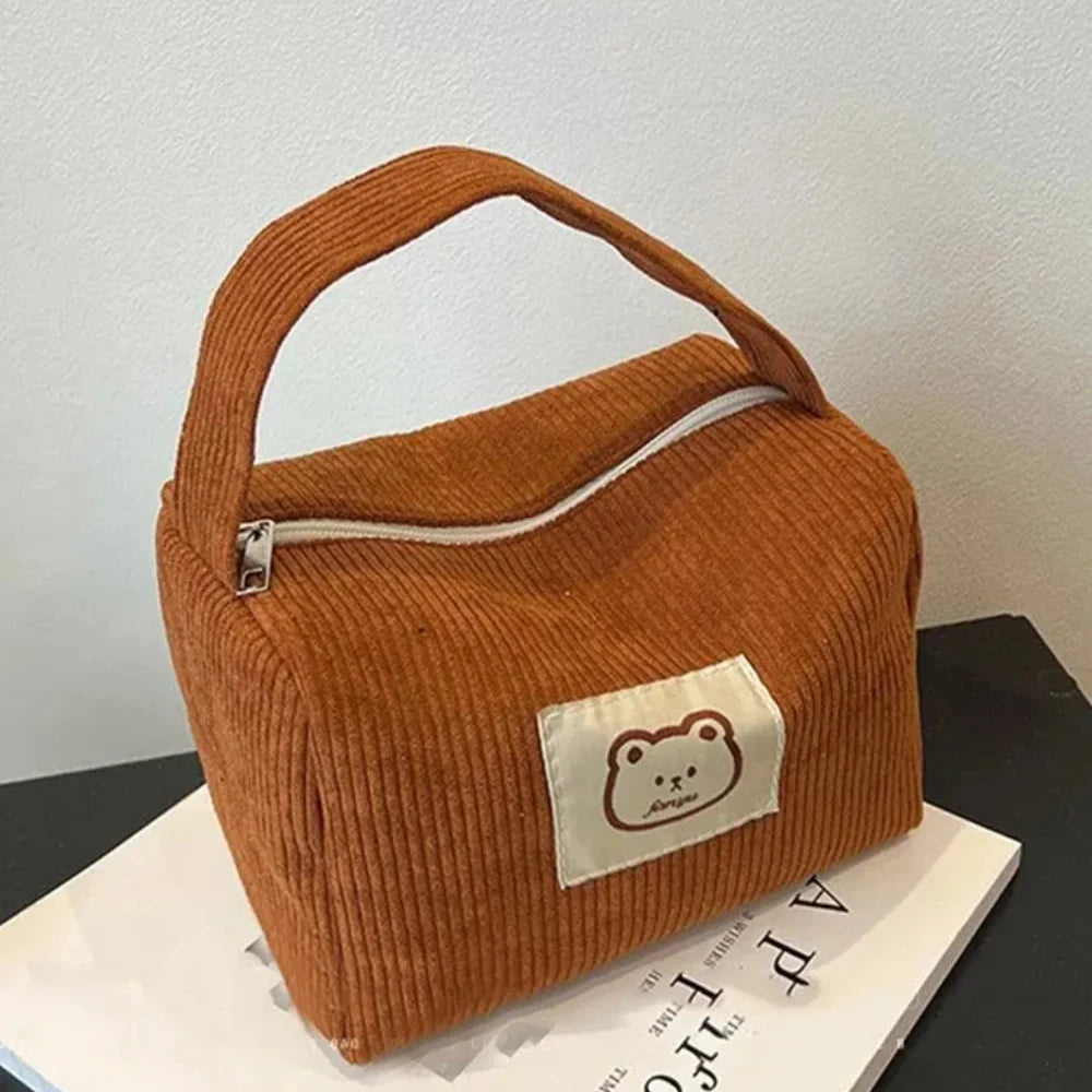 Cosmetic Bags for Women Plush Cute Handbag Summer Fashion Soft Comfortable Large Capacity Trendy Handbag for Women With Handle MU Group