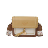 Fashionable Bag for Women, Versatile New Crossbody Bag, Casual, Contrasting Color, Small Square Bag, Wide Shoulder Strap MU Group