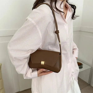 New fashion senior sense of shoulder bag temperament retro underarm bag oceanic girl generous shoulder crossbody female bags MU Group