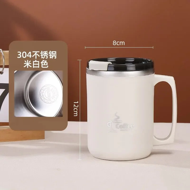 New Milk Coffee Cup Stainless Steel Double Wall Thermal Insulated Water Cups and Mugs Metal Coffee Cup Mug Bottle hydro flask MU Group