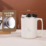 New Milk Coffee Cup Stainless Steel Double Wall Thermal Insulated Water Cups and Mugs Metal Coffee Cup Mug Bottle hydro flask MU Group