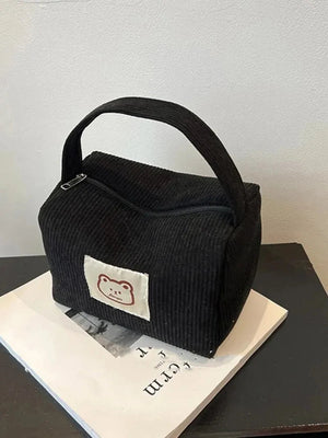 Cosmetic Bags for Women Plush Cute Handbag Summer Fashion Soft Comfortable Large Capacity Trendy Handbag for Women With Handle MU Group