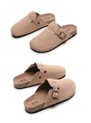 Women's Shoes Women's Closed Toe Slippers Women's Sandals Retro Fashion Garden Clog Slide 2024 New  slipper MU Group