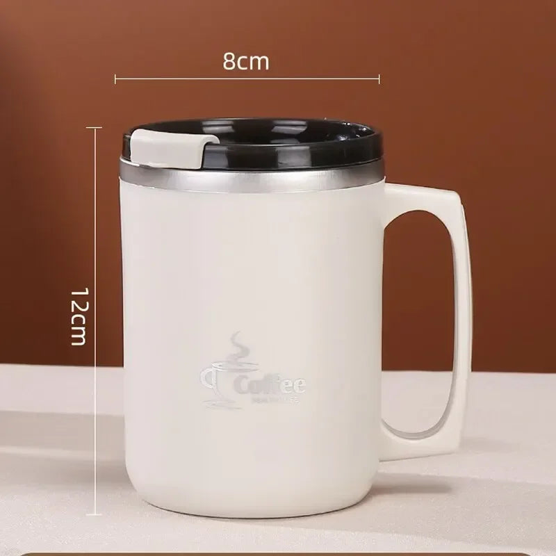 New Milk Coffee Cup Stainless Steel Double Wall Thermal Insulated Water Cups and Mugs Metal Coffee Cup Mug Bottle hydro flask MU Group