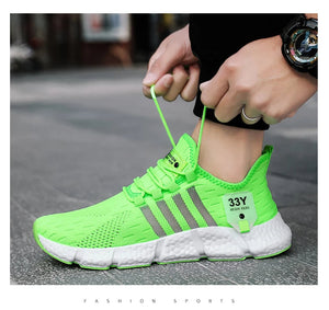 Breathable Mesh Men Shoes Trendy Lightweight Walking Flats Plus Size Male Tennis Sneakers Outdoor Running Fitness Shoes 2024 MU Group