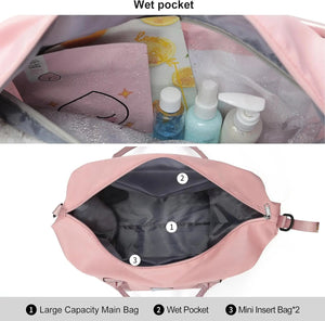 Travel Duffel Sports Tote Gym Bags Shoulder Weekender Overnight Bag for Women bags for women luggage travel bag  bolsa feminina MU Group