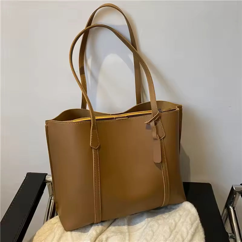 Women's Handbag Set Leather Women's Luxury Large Capacity Handbag Designer Tote Bag MU Group