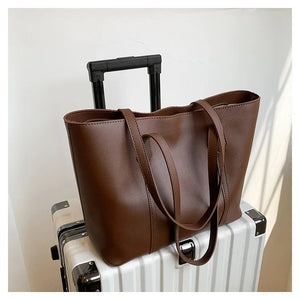 Women's bag New summer black handbag large capacity shoulder bag niche commuter woman bag Tote bag MU Group