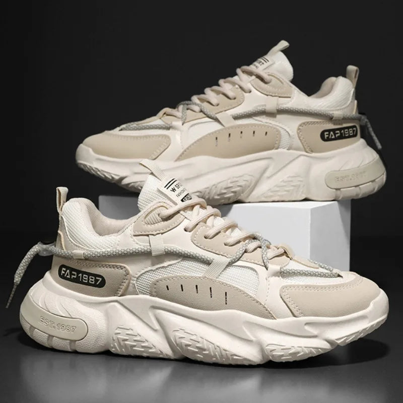 Fashion Men Sneakers Spring Breathable Comfort Air Cushion Running Shoes Outdoor Non Slip Wear-resistant Walking Shoe Zapatillas MU Group