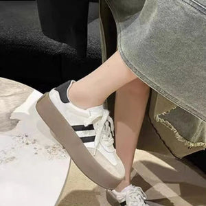 New Design Fashion Casual Shoes Outdoor Lace Up Sneakers for Women Female Comfortable Versatile Sport Shoes Vulcanize Shoes MU Group