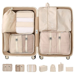 11pcs Travel Set Storage Bags Clothes Digital Toiletries Shoes Organizer bag Student Dormitories Clothing Sorting Bags Packing Cubes MU Group