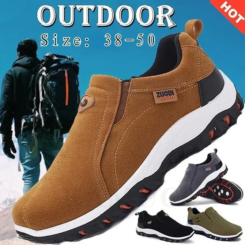 2023 New Outdoor Hiking Camping Light Running Jogging Casual Sports Men's Shoes Non-slip Loafers Hiking Shoes Large Size 38-50 MU Group