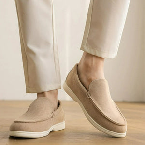 Men's Casual Shoes Suede Leather Loafers Classic British Style Men Shoes Lightweight Soft Moccasins Male Slip on Driving Flats MU Group
