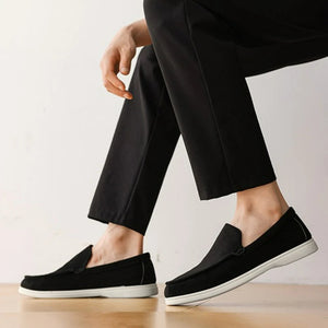 Men's Casual Shoes Suede Leather Loafers Classic British Style Men Shoes Lightweight Soft Moccasins Male Slip on Driving Flats MU Group