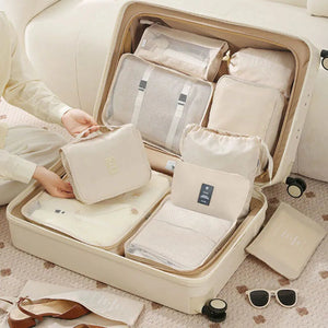 11pcs Travel Set Storage Bags Clothes Digital Toiletries Shoes Organizer bag Student Dormitories Clothing Sorting Bags Packing Cubes MU Group
