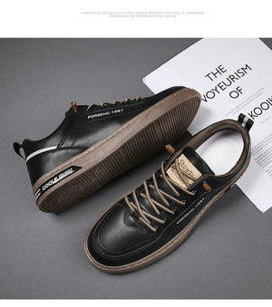 2025 New Trendy Versatile Cloth Shoes Men's Spring New Breathable White Shoes Men's Sports and Leisure Board Shoes Trendy Shoes MU Group