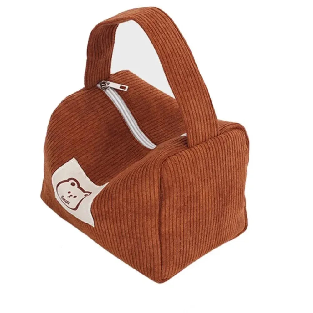 Cosmetic Bags for Women Plush Cute Handbag Summer Fashion Soft Comfortable Large Capacity Trendy Handbag for Women With Handle MU Group