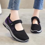 Women's Casual sneaker Breathable Mesh Soft Non-slip Lightweight Quick Velcro Walking Running Daily All-match Women's Shoes MU Group