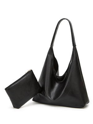 New Tote bag 100 hand bill of lading shoulder women's bag retro simple large bag Tote bag MU Group